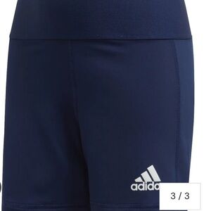 Adidas Women's Navy Blue Athletic Shorts